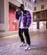 Мужская зимняя куртка The North Face 700 оверсайз фиолетовая Пуховик ТНФ Armo-TN3 фото 5