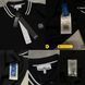 Чоловічий светр Stone Island з коміром чорний Кофта Стон Айленд без капюшона моло-NX50 фото 5
