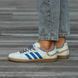 Чоловічі кросівки Adidas Wales Bonner x Samba Blue білі з блакитним Адідас Самба Inter-1795 фото 1