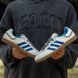 Чоловічі кросівки Adidas Wales Bonner x Samba Blue білі з блакитним Адідас Самба Inter-1795 фото 2
