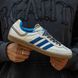 Чоловічі кросівки Adidas Wales Bonner x Samba Blue білі з блакитним Адідас Самба Inter-1795 фото 3