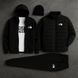Мужской спортивный костюм The North Face 5в1 Комплект ТНФ Кофта Штаны Куртка Футболка Шапка Hot-20 фото 1
