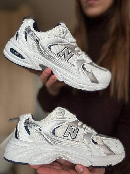 Чоловічі кросівки New Balance 530 білі в сітку Нью Беланс Arm-N_B4999 (коп1) фото