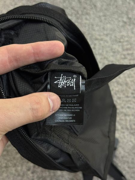 Мессенджер Stussy текстильный с сеткой черный Сумка через плечо Стуси Cap-0156 фото