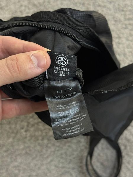 Мессенджер Stussy текстильный с сеткой черный Сумка через плечо Стуси Cap-0156 фото