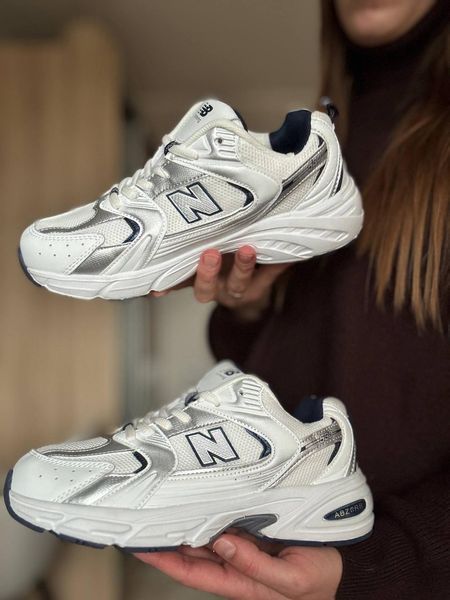 Чоловічі кросівки New Balance 530 білі в сітку Нью Беланс Arm-N_B4999 (коп1) фото