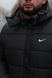 Мужская зимняя куртка Nike черная Пуховик Найк с капюшоном Intr-1591263676 фото 9