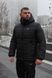 Мужская зимняя куртка Nike черная Пуховик Найк с капюшоном Intr-1591263676 фото 2