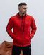 Мужской спортивный костюм Nike с лампасами красный Комплект Найк Кофта на змейке Штаны из дайвинга Sta-273 фото 7