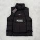 Мужская жилетка Nike без капюшона из плащевки черная Безрукавка Найк демисезонная Хар-124 фото 1