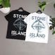 Мужская футболка Stone Island белая с принтом хлопковая Тенниска Стон Айленд Ads-372 фото 4