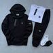 Чоловічий спортивний костюм Stone Island 3в1 з капюшоном білий Набір Стон Айленд Костюм Футболка Хар-233 фото 3