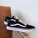 Женские кеды Vans Old Skool Classic черно-белые кроссовки Ванс Олд Скул Arm-VN001 (коп2) фото 2