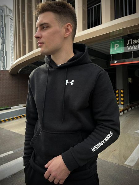 Мужской зимний спортивный костюм Under Armour 3в1 черный Комплект Андер Армор Костюм Куртка Rap-RD031/RD033/RD283 фото