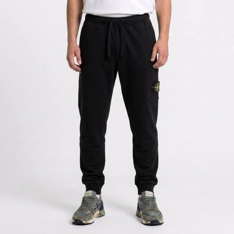Чоловічі штани Stone Island чорні Sanv-3 фото