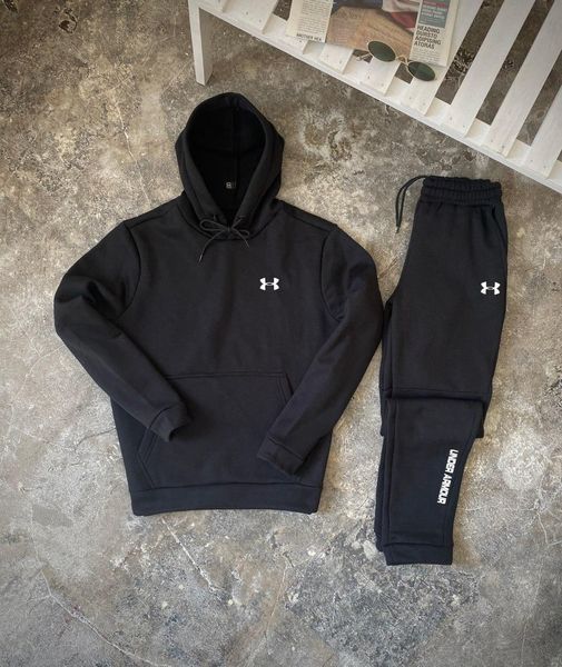 Мужской зимний спортивный костюм Under Armour 3в1 черный Комплект Андер Армор Костюм Куртка Rap-RD031/RD033/RD283 фото
