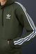 Мужской зимний спортивный костюм Adidas хаки с черным Комплект Адидас Худи Штаны Хар-281 фото 4