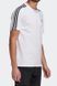 Чоловіча футболка Adidas біла зі смугами Адідас із лампасами Мой-62|Хар-845 (коп3) фото 8