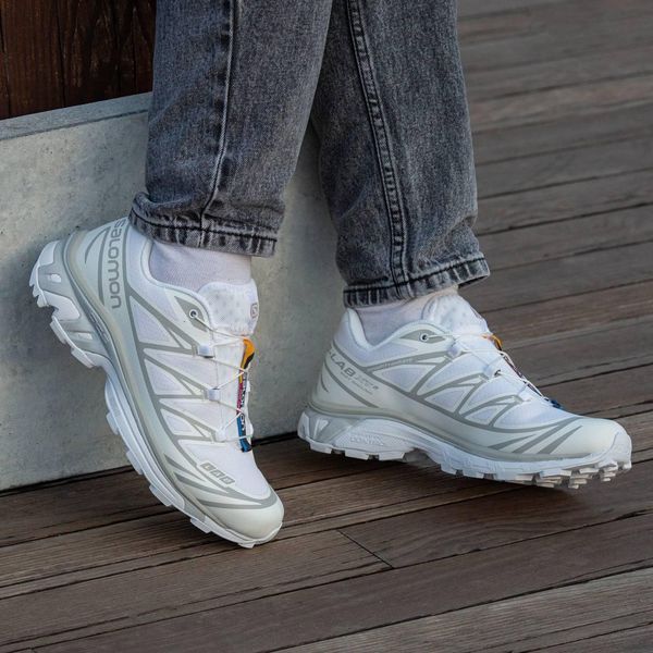 Жіночі термокросівки Salomon XT-6 Gore-Tex білі Inter-2998 фото