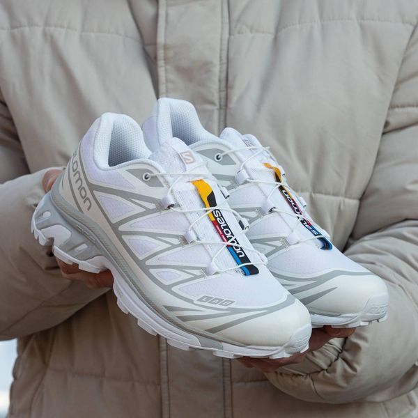 Жіночі термокросівки Salomon XT-6 Gore-Tex білі Inter-2998 фото