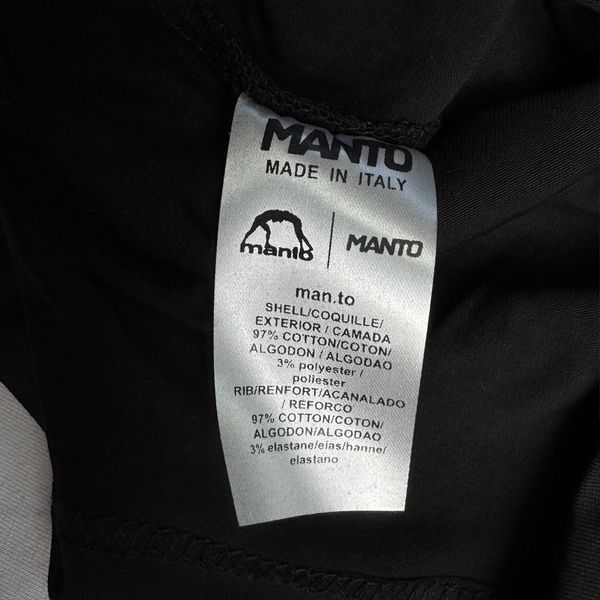 Мужская футболка Manto Gym черная Манто с принтом Ads-223 фото