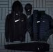Чоловічий спортивний костюм Nike 5в1 чорний Комплект Найк Кофта Штани Куртка Футболка Кепка Hot-19 фото 2