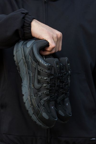 Чоловічі зимові кросівки Nike P-6000 Gore-Tex чорні Pow-NK397 фото