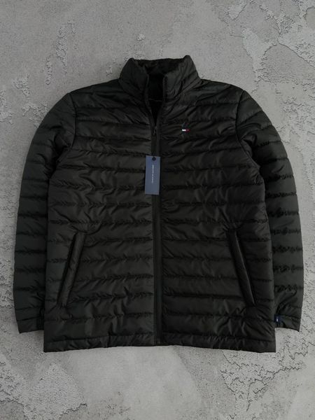 Чоловіча куртка Tommy Hilfiger чорна Хар-849 фото