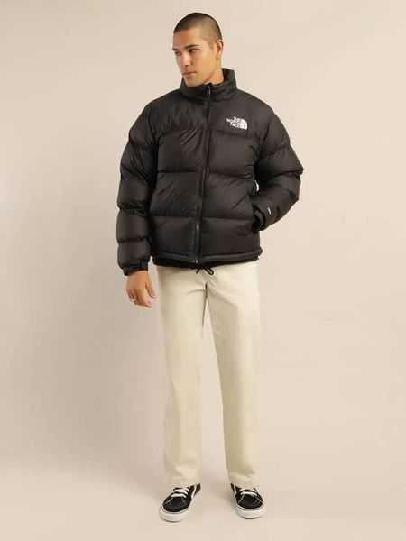 Зимняя куртка The North Face черная оверсайз Пуховик ТНФ Gar-D025 6 фото