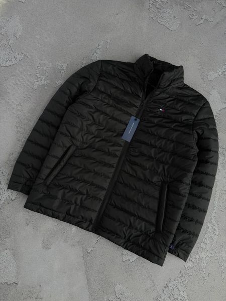Чоловіча куртка Tommy Hilfiger чорна Хар-849 фото