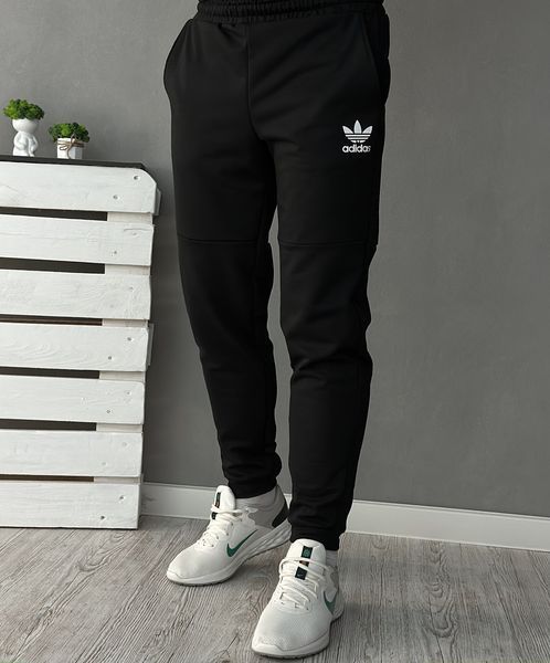 Чоловічий спортивний костюм Adidas чорний Комплект Адідас Худі Штани Rap-RD120/RD126 фото