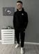 Чоловічий спортивний костюм Adidas чорний Комплект Адідас Худі Штани Rap-RD120/RD126 фото 1