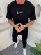 Чоловіча оверсайз футболка Nike Off-White чорна з зеленим Теніска Найк Офф-Вайт Моло-4050 фото 2