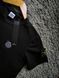 Чоловічий літній костюм Stone Island Футболка Шорти Кепка чорний з патчем Стон Айленд хар-889 (коп5) фото 7