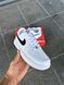 Чоловічі кросівки Nike Air Force Low White білі з чорним Найк Еір Форс шкіряні Скр-FL020403-ТА (коп1) фото 17