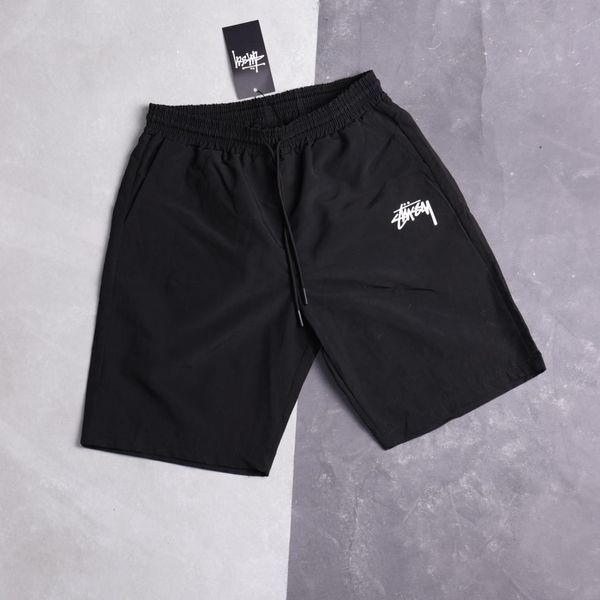 Мужские шорты Stussy черные Стусси Нейлон Ads-260 фото