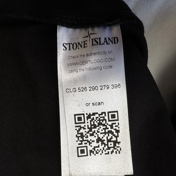 Мужской летний костюм Stone Island Футболка Шорты черный с патчем Стон Айленд Ads-340 фото