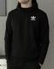 Чоловічий спортивний костюм Adidas чорний Комплект Адідас Худі Штани Rap-RD120/RD126 фото 4