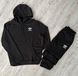 Чоловічий спортивний костюм Adidas чорний Комплект Адідас Худі Штани Rap-RD120/RD126 фото 2
