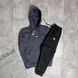 Мужской зимний спортивный костюм The North Face черный Комплект ТНФ Худи Штаны с капюшоном Hot-39 фото 2