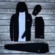 Мужской спортивный костюм Nike 5в1 черный Комплект Найк Кофта Штанами Футболка Шортами Кепка Мой-39 фото 4