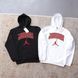 Чоловіче худі Jordan біле Толстовка Джордан з капюшоном Ads-340 фото 3