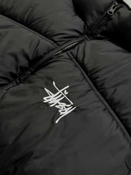 Мужская жилетка Stussy утепленная черная Безрукавка Стуси демисезонная Slav-art133.01 фото