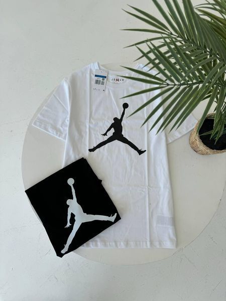 Чоловіча футболка Jordan чорна бавовняна Теніска Джордан Гла-92 фото