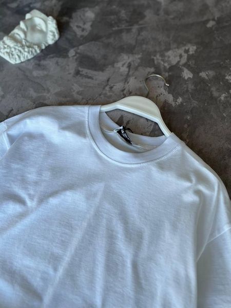 Мужской летний костюм Stone Island Футболка Шорты черно-белый с патчем Стон Айленд Моло-45A-6 фото