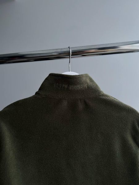 Мужская флисовая кофта Helly Hansen на молнии хаки Флиска без капюшона Хелли Хансен Моло-4M3 фото