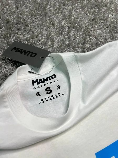 Мужская футболка Manto Gym черная хлопковая Манто Ads-223 фото