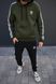 Мужской зимний спортивный костюм Adidas красный с черным Комплект Адидас Худи Штаны Хар-282 фото 2