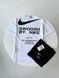 Мужская футболка Nike Big Swoosh белая хлопковая Тенниска Найк Биг Свуш Ads-660 фото 1