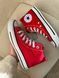 Женские кеды Converse All Star высокие красные текстиль Кроссовки Конверсы Arm-RED-AS фото 1